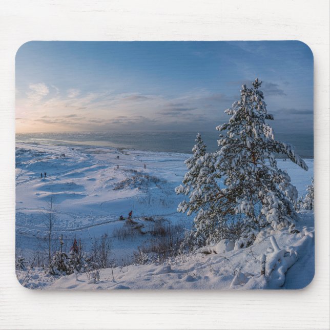 Snövvintern Östersjön kusten Musmatta (Framsidan)