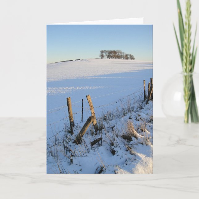 Snövykort Helgkort (Framsida)