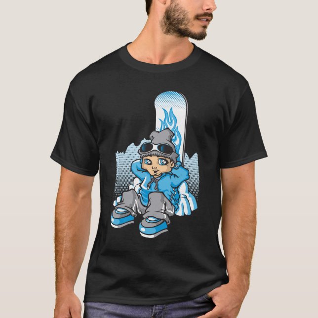 Snow boy resting tee (Framsida)