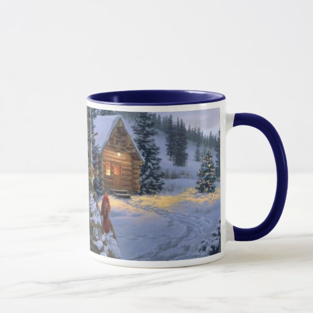 snow_cabin_Christmas_mug Mugg (Höger)