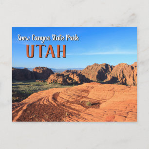 Snow Canyon Utah Vykort