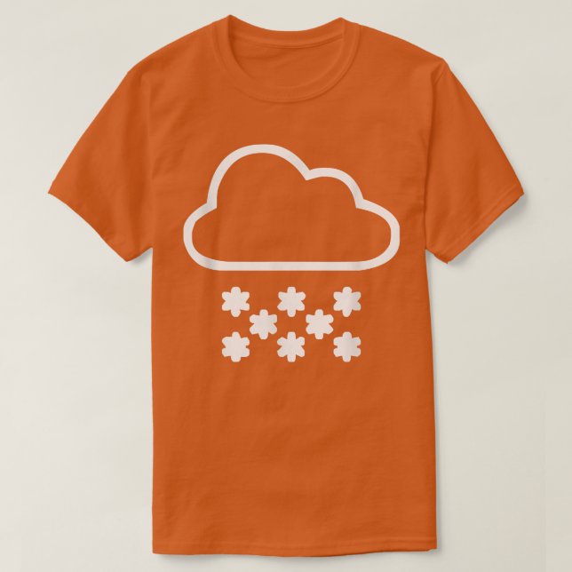 Snow Cloud  T Shirt (Design framsida)