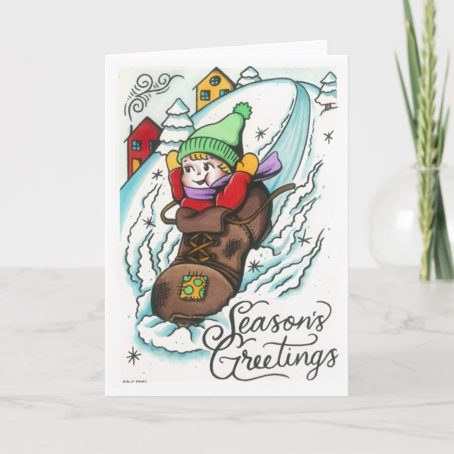 Snow day! kort (Framsida)