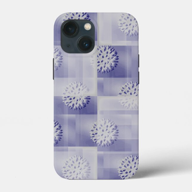 Snow Flake Tough Apple iPhone 13 mini Case (Baksida)