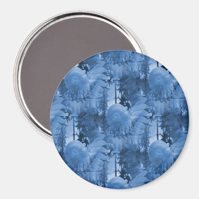 Snow flowers..... magnet (Front/Back)