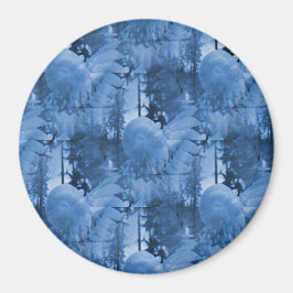 Snow flowers..... magnet