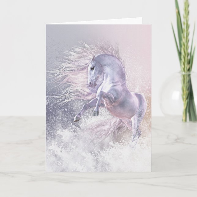 Snow Ghost Greeting Card Kort (Framsida)