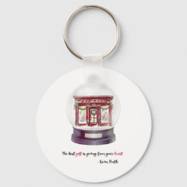 Snow Globe Keychain Nyckelring