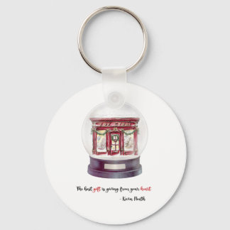 Snow Globe Keychain Nyckelring