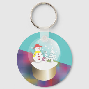 Snow Globe Keychains Nyckelring