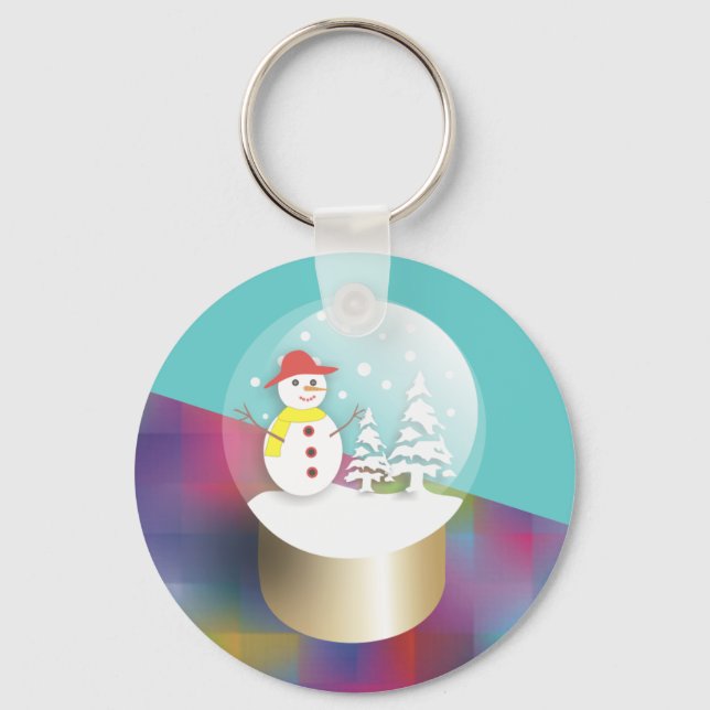 Snow Globe Keychains Nyckelring (Framsida)