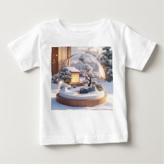 Snow Globe Serenity – Japanese House in Winter Sti T Shirt