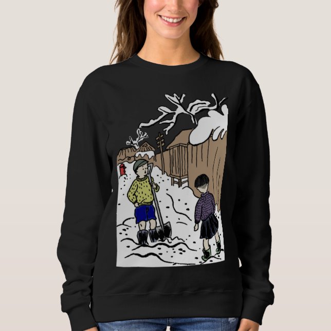 Snow in Japan T Shirt (Framsida)