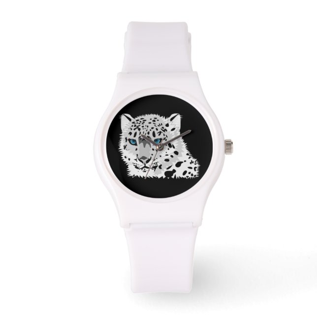 Snow Leopard Armbandsur (Framsida)