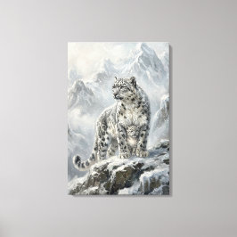 Snow Leopard_ Protector Archetypes  Canvastryck