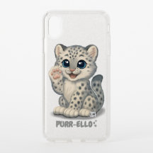 Snow leopard - Purr-ello