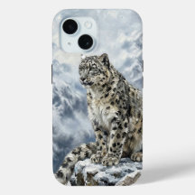 Snow Leopard Totem-fodral – Fint konstnärligt vild