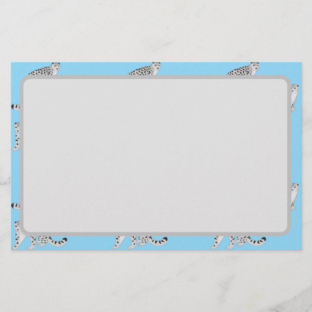Snow Leopards Brevpapper (Framsida)