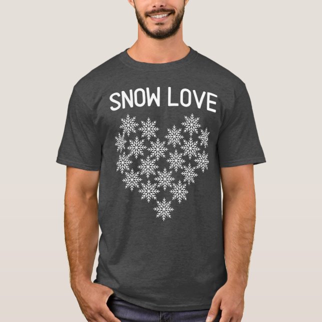 Snow Love family T Shirt (Framsida)