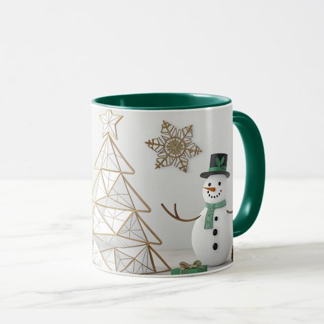 snow man mug mugg (Framsida höger)