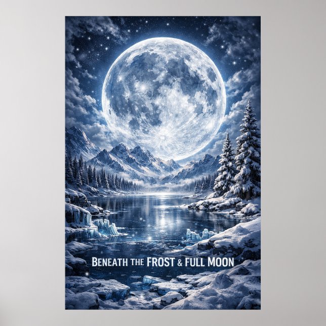 SNOW MOON POSTER (Framsidan)