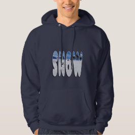 Snow Mountain Skidtypsnitt Design Hoodie