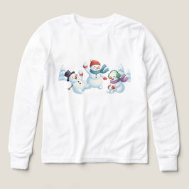 Snow Much Laughter & Fun, Snowmen T Shirt