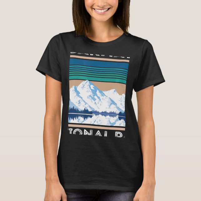 Snow National Park Sagarmatha Everest Tibet Nepal  T Shirt (Framsida)