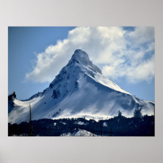 Snow Peak i sidoljusaffisch Poster