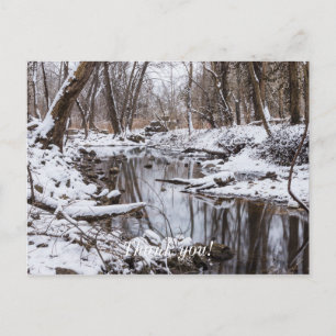 Snow Riverside Vykort