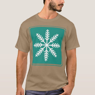 Snow Road Warning Sign  T Shirt