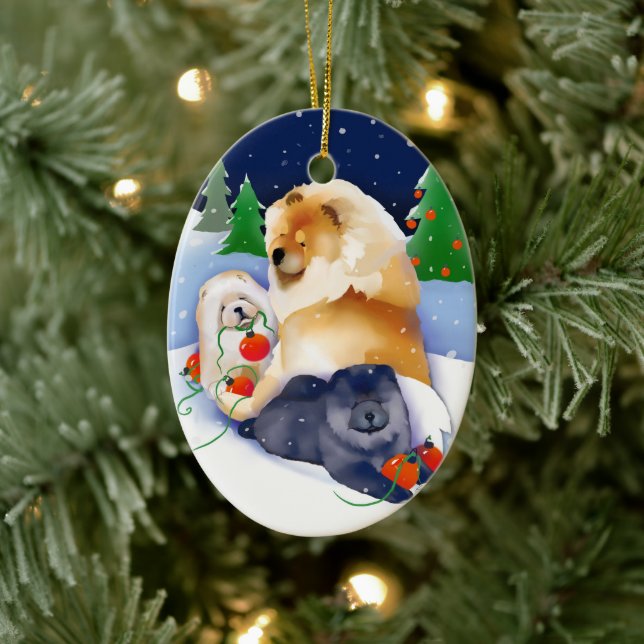 SNOWBABIES Chow 2020 Ornament (Träd)