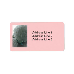 Snowball Bush-etikett Adressetikett