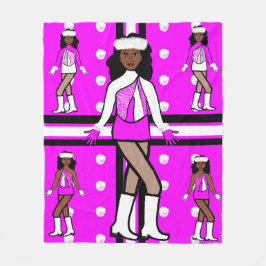 Snowball Dancer Rosa Fleecefilt