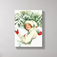 Snowball Fight (av Harrison Fisher)