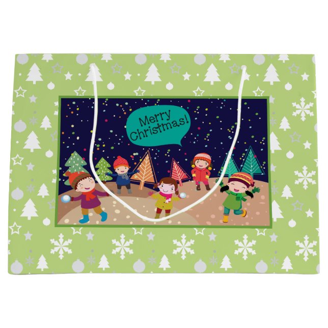 Snowball Fight Gift Bag (Framsidan)
