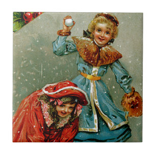 Snowball Fight Kakelplatta