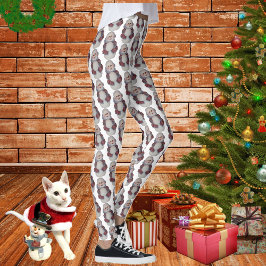 Snowball Fight - Snögubbe / jul Leggings