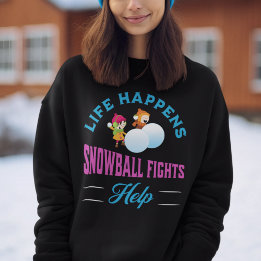 Snowball Fights Winter T Shirt