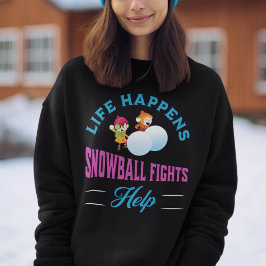 Snowball Fights Winter T Shirt