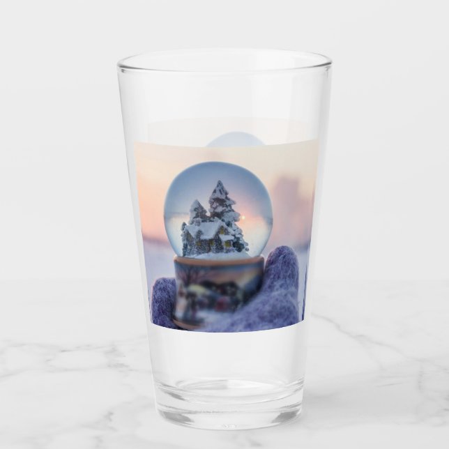Snowball Julgran vintersnöfall Glaskopp (Framsida)