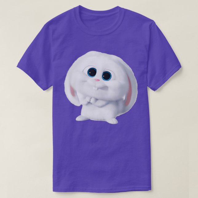 Snowball Rabbit Pet Secret Life Sticker  T Shirt (Design framsida)