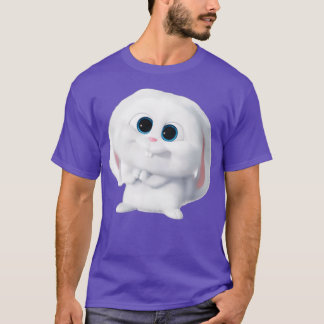 Snowball Rabbit Pet Secret Life Sticker T Shirt