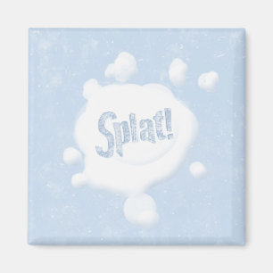 Snowball Splat Magnet