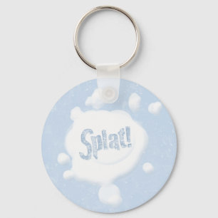 Snowball Splat! Nyckelring