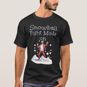 Snowballer med spårdräkt i Snowball Fight Mode f T Shirt