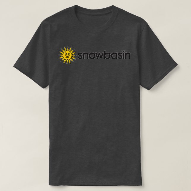 Snowbasin Ski Resort Fläkt T Shirt (Design framsida)