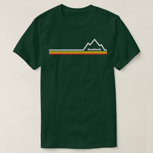 Snowbasin Utah 1 T Shirt (Design framsida)