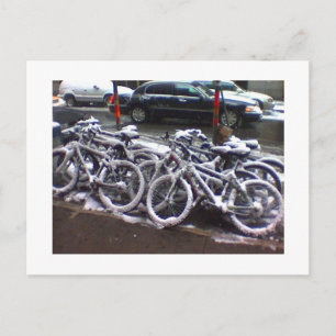 Snowbikes Vykort