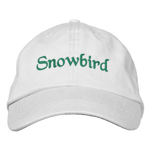 Snowbird Broderad Keps